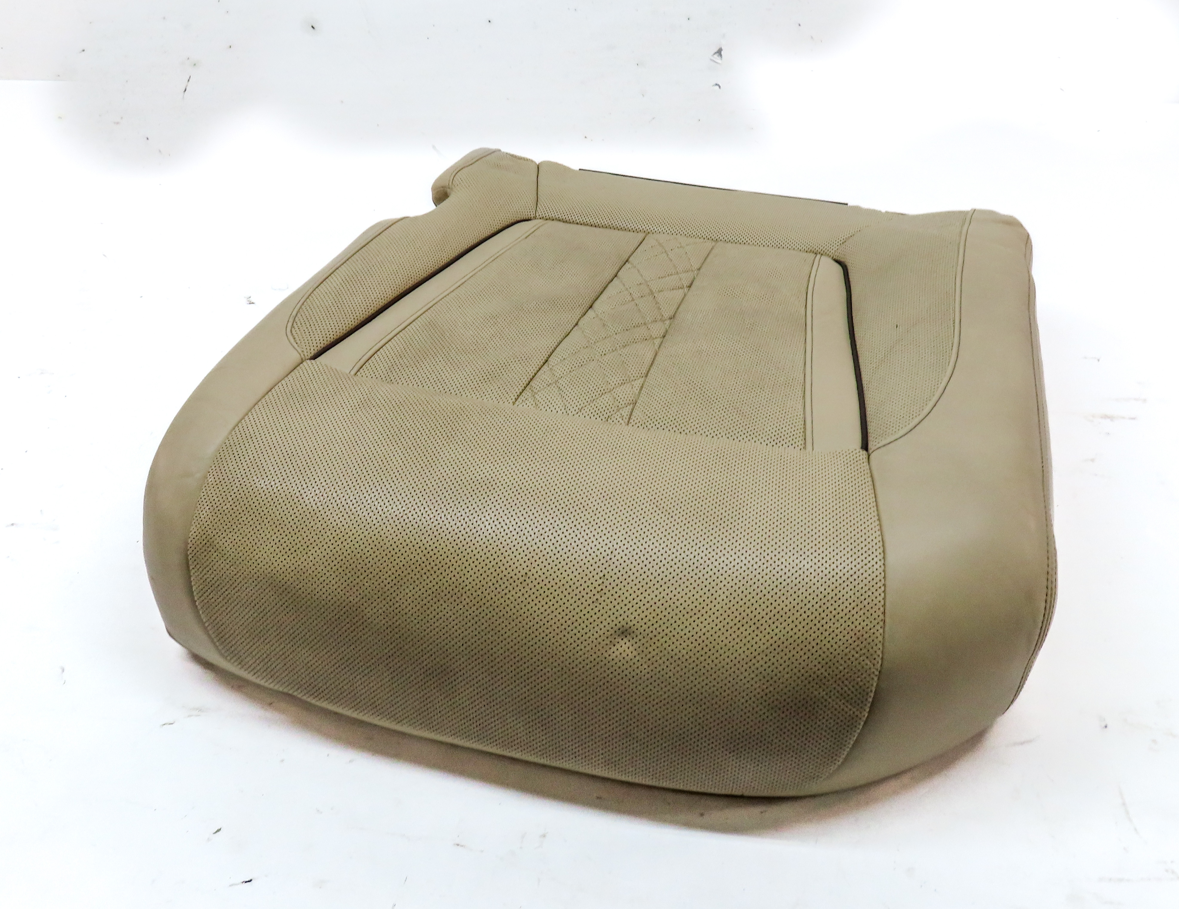 2016 BMW 750i (G11) REAR LEFT LOWER HEATED COOLED COMFORT SEAT CUSHION (BEIGE) — exact item pictured
